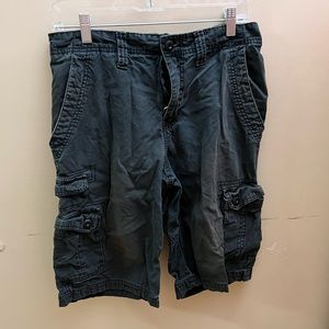 Navy cargo shorts